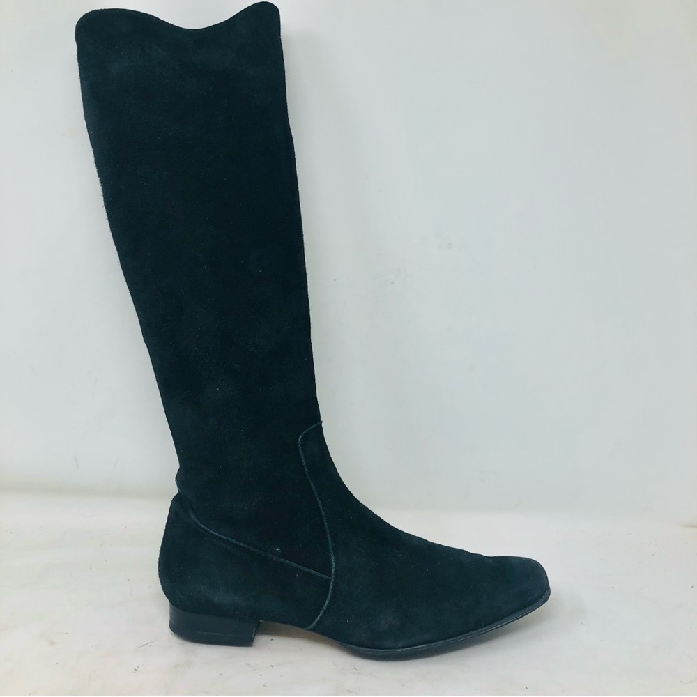 Noa Noa Black Suede Riding Boots Italy